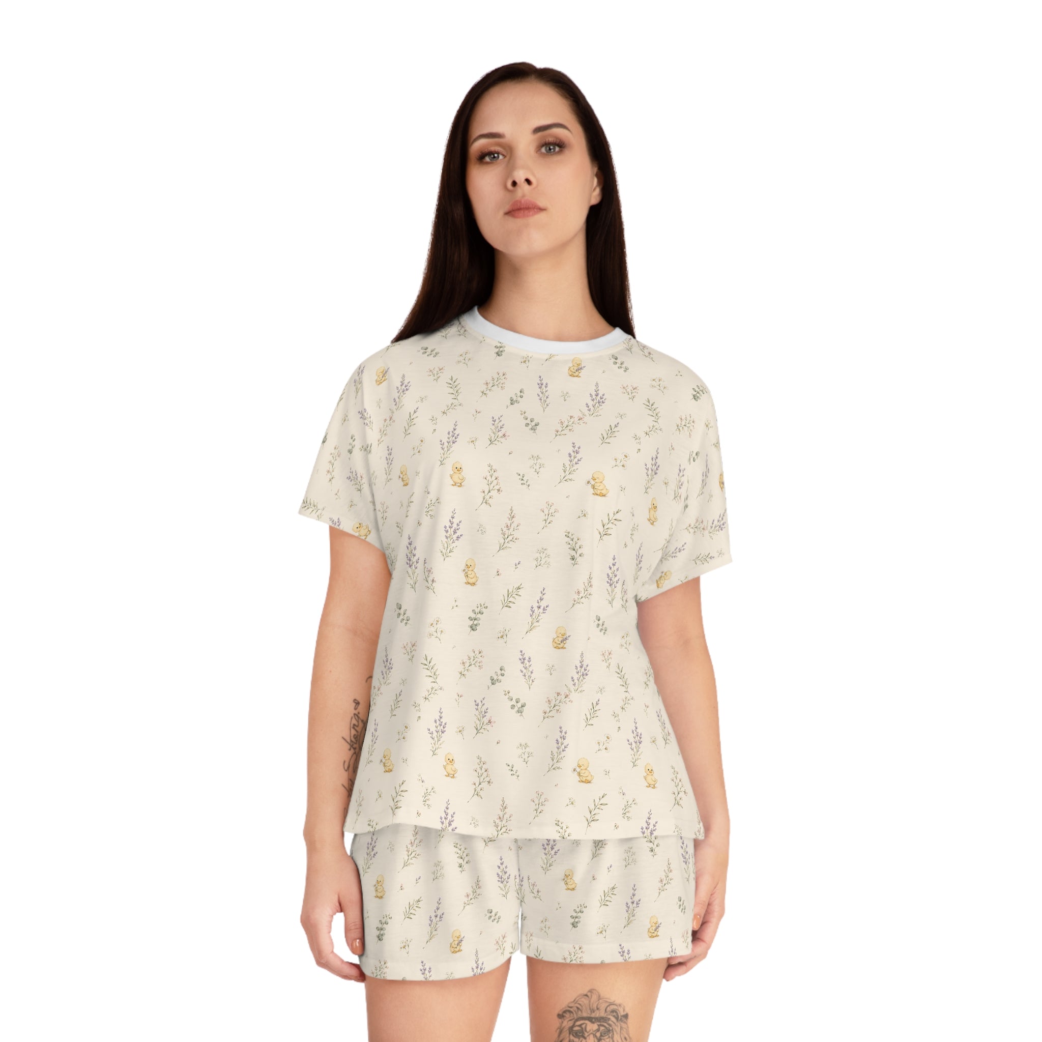 Ducking comfy Pyjama Set | Short Sleeve Top and Shorts