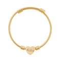 Anxiety ' I can Soften' Heart Cuff Bracelet (Engraving)