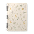 Vintage Duckling Floral Notebook Wirobound Softcover A5